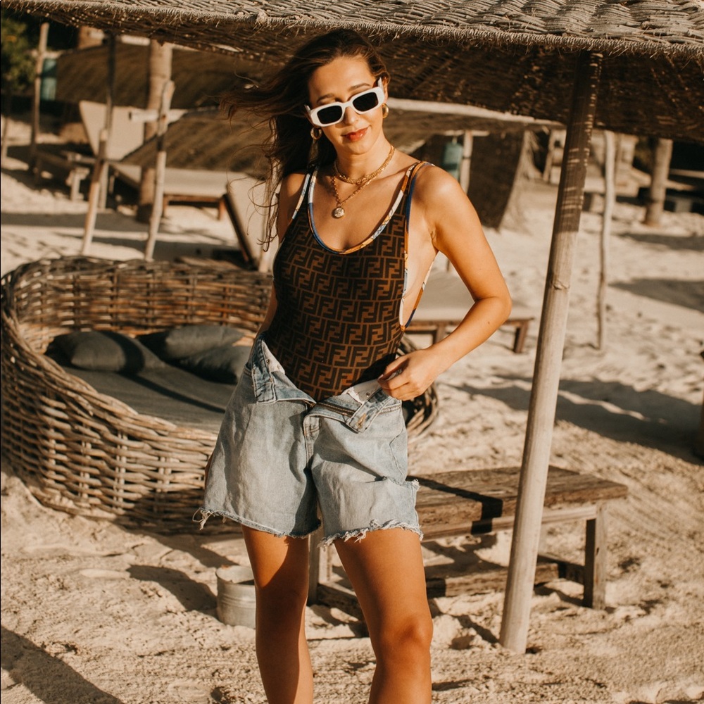 Authentic fendi one piece